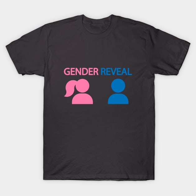 Gender reveal artistic design T-Shirt by DinaShalash